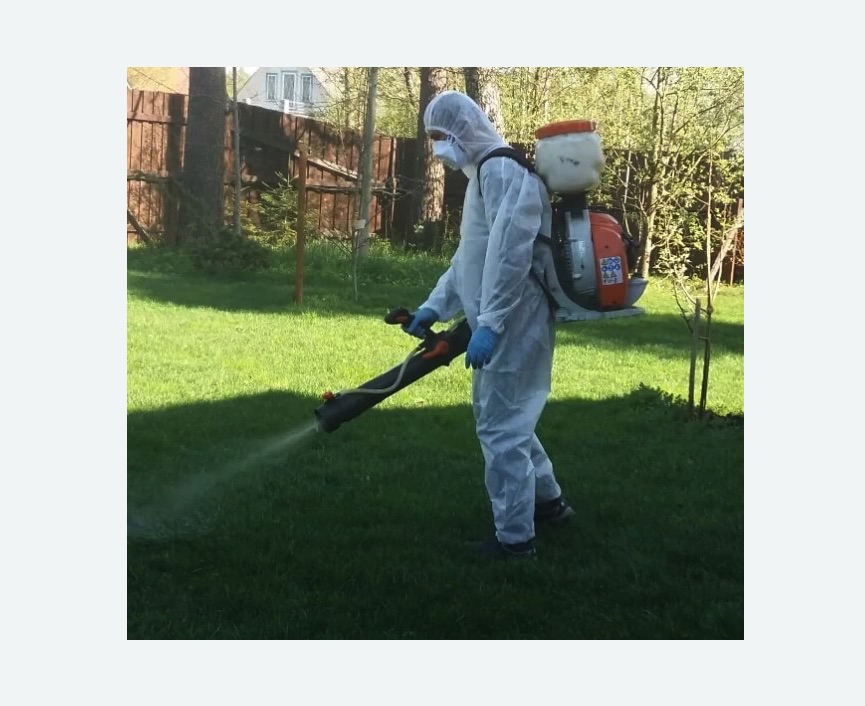 Обработка территории от клещей во Фряново